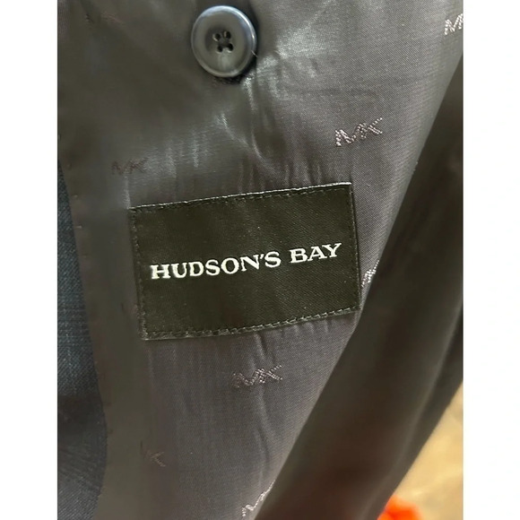 Men’s wool Micheal Kors navy blazer  44R beautiful condition - Picture 9 of 10